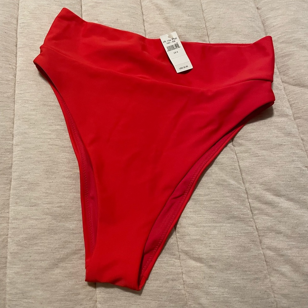 Aerie High Cut Cheeky Bikini Bottom
